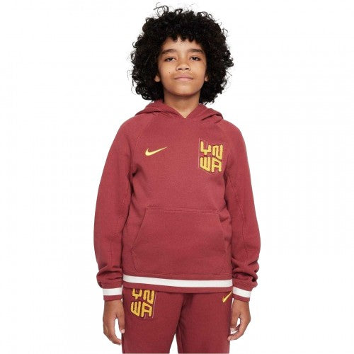 Front - Nike Childrens/Kids Liverpool FC Pull Over Hoodie