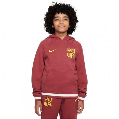 Front - Nike Childrens/Kids Liverpool FC Pull Over Hoodie