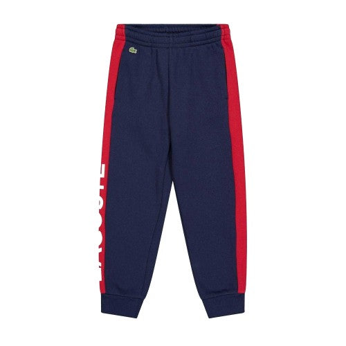Front - Lacoste Childrens/Kids Colourblock Jogging Bottoms