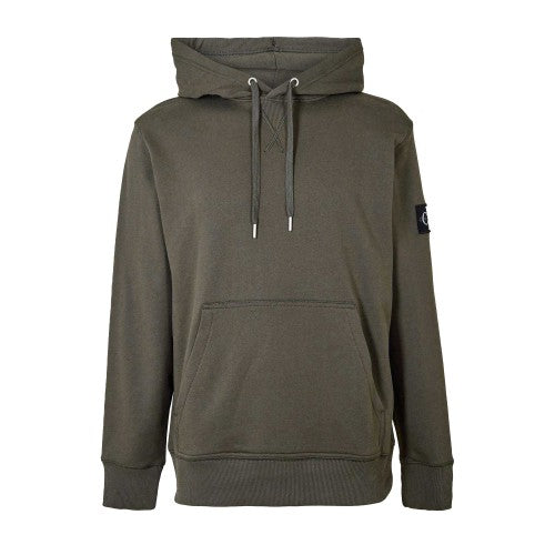 Front - Calvin Klein Mens Monogram Badge Hoodie