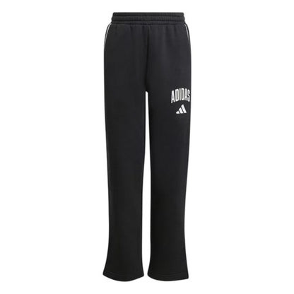 Front - Adidas Childrens/Kids Collegiate Straight Leg Jogging Bottoms