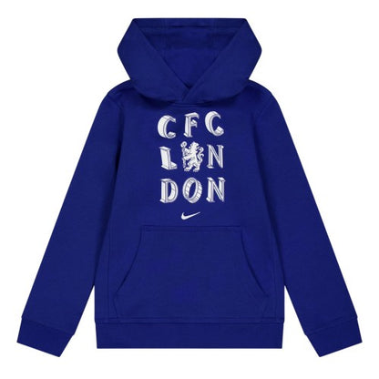 Front - Nike Childrens/Kids Club Chelsea FC Hoodie