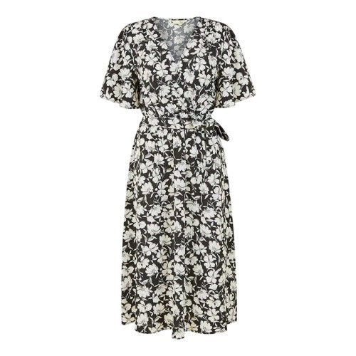 Front - Yumi Womens/Ladies V Neck Wrap Dress