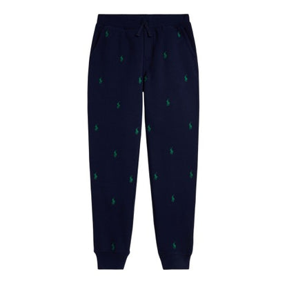 Front - Ralph Lauren Childrens/Kids Ribbed Cuff Joggers