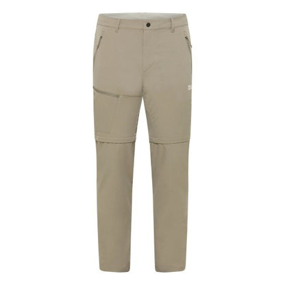 Front - Jack Wolfskin Unisex Adult Pico Trail Convertible Cargo Trousers