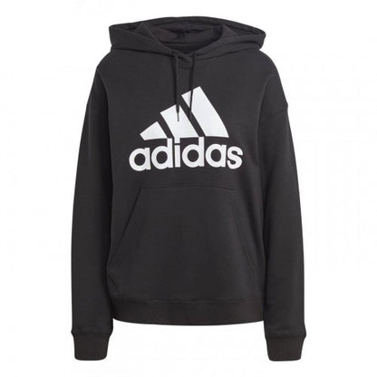 Front - Adidas Womens/Ladies Badge Of Sport Drawstring Hoodie