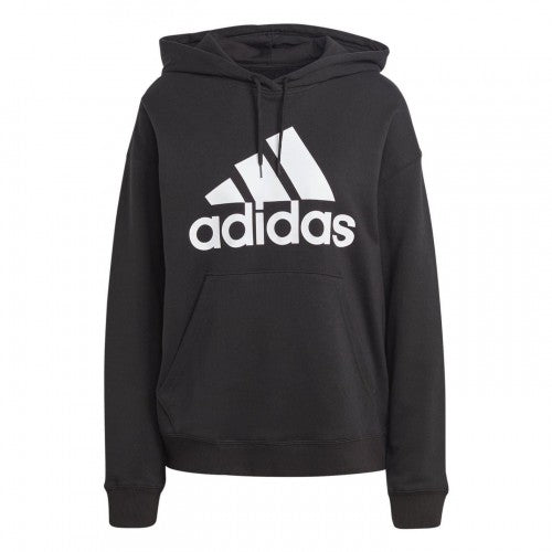 Front - Adidas Womens/Ladies Badge Of Sport Drawstring Hoodie