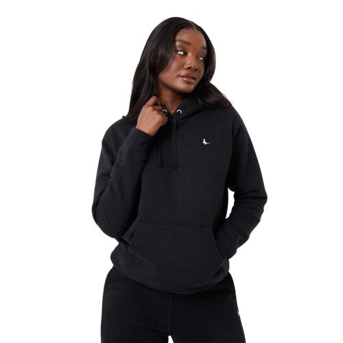 Front - Jack Wills Womens/Ladies Astbury Pheasant Logo Relaxed Fit Hoodie