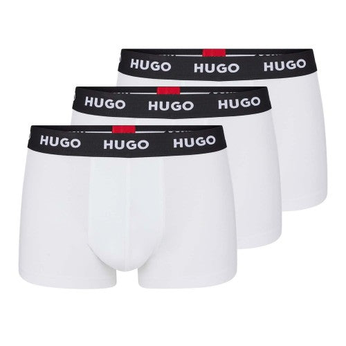Front - Hugo Mens Boxer Shorts (Pack of 3)