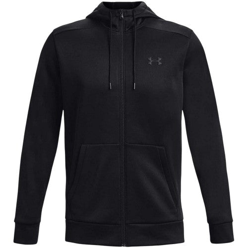 Front - Under Armour Mens Fleece Full Zip Hoodie