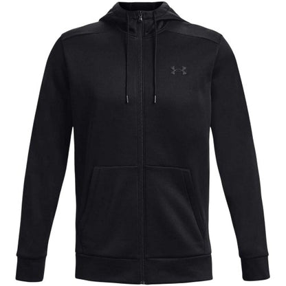 Front - Under Armour Mens Fleece Full Zip Hoodie