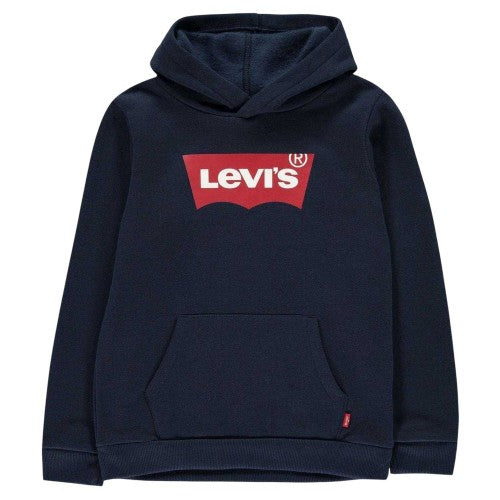 Front - Levis Childrens/Kids Batwing Logo Cotton Hoodie