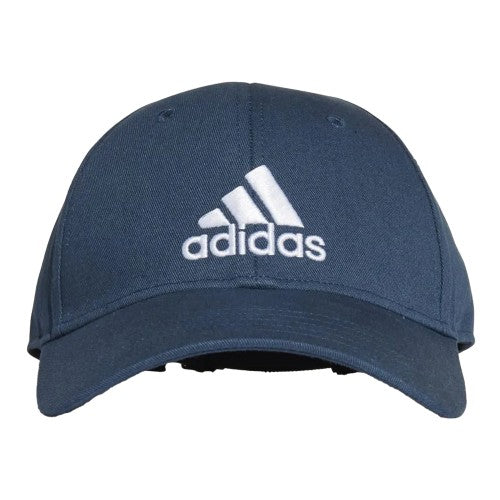 Front - Adidas Mens Logo Cotton Baseball Cap