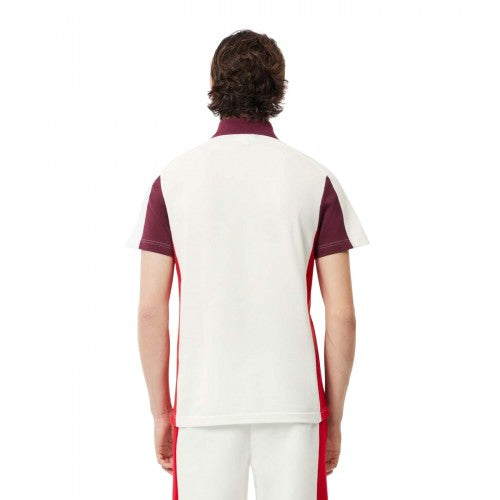 Front - Lacoste Mens Colour Block Regular Polo Shirt