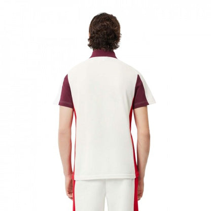 Front - Lacoste Mens Colour Block Regular Polo Shirt