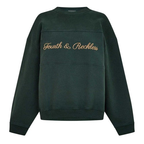Front - 4th & Reckless Womens/Ladies Windsor Embroidered Logo Sweatshirt