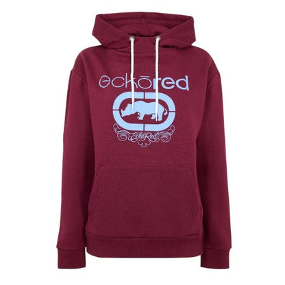 Front - Rhino Womens/Ladies Madison Regular Long-Sleeved Casual Drawstring Hoodie