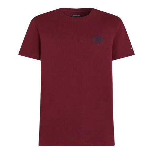 Front - Tommy Hilfiger Mens Logo Embroidered T-Shirt