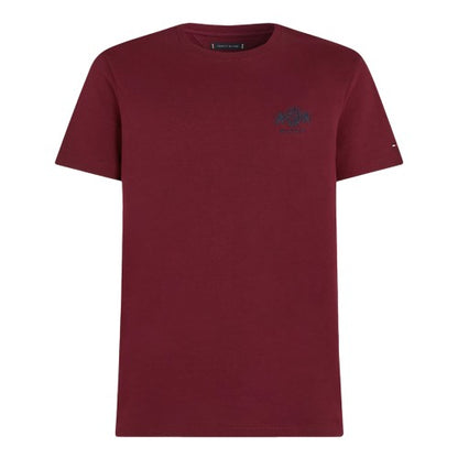 Front - Tommy Hilfiger Mens Logo Embroidered T-Shirt