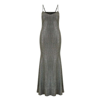 Front - Mela London Womens/Ladies Sparkle Formal Maxi Dress