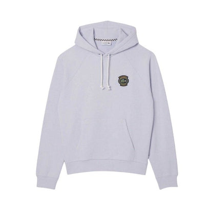 Front - Lacoste Mens Heritage Logo Hoodie