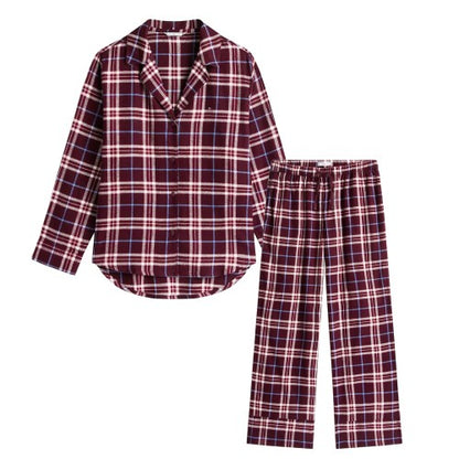 Front - Tommy Hilfiger Womens/Ladies Flannel Long Pyjama Set