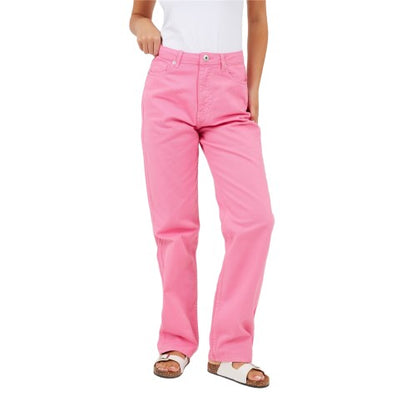 Front - Brave Soul Womens/Ladies Para Mid Rise Straight Leg Jeans