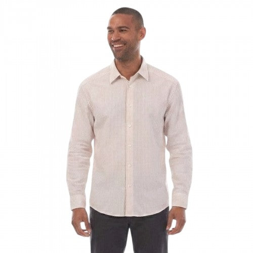Front - Boss Mens C-Cole Narrow Stripe Shirt