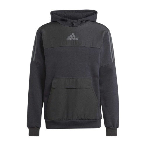Front - Adidas Mens Utility Logo Hoodie