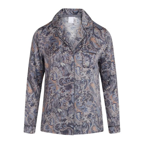 Front - CCDK Copenhagen Womens/Ladies Joseph Paisley Pyjama Top