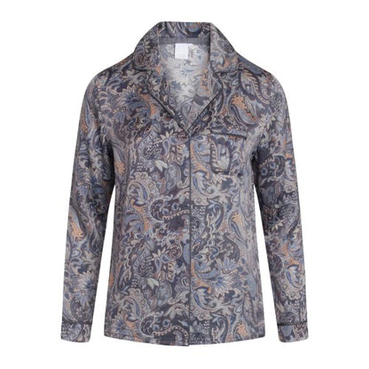 Front - CCDK Copenhagen Womens/Ladies Joseph Paisley Pyjama Top