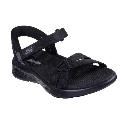 Front - Skechers Womens/Ladies Go Walk Heathered Slip-In Sandals