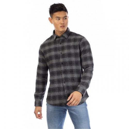 Front - Peter Werth Mens Darrell Plaid Shirt