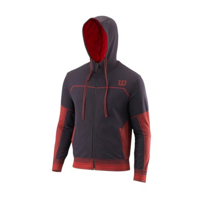 Front - Wilson Mens Rush Logo Full Zip Hoodie