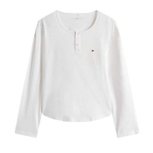 Front - Tommy Hilfiger Womens/Ladies Long Pyjama Set