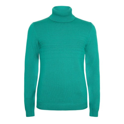 Front - Hugo Mens Knitted Turtle Neck Top