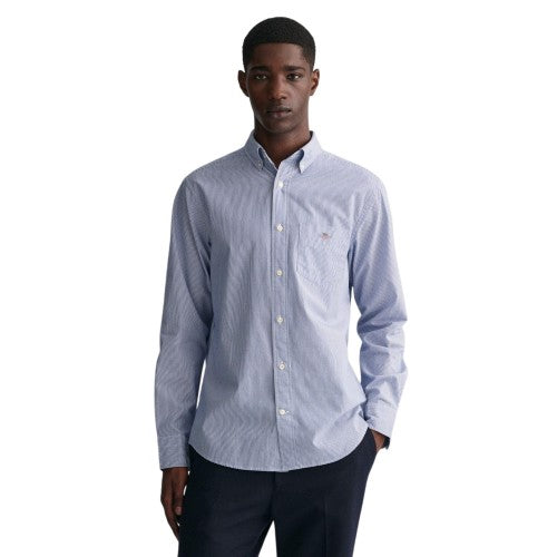 Front - Gant Mens Banker Poplin Shirt