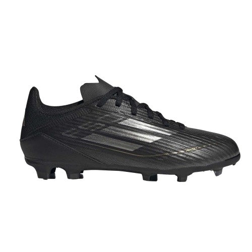 Front - Adidas Childrens/Kids Messi F50 3 Stripes Firm Ground Football Boots