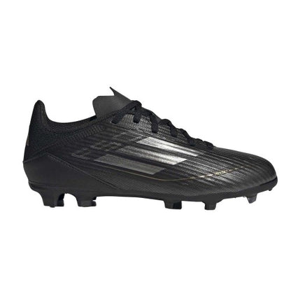 Front - Adidas Childrens/Kids Messi F50 3 Stripes Firm Ground Football Boots
