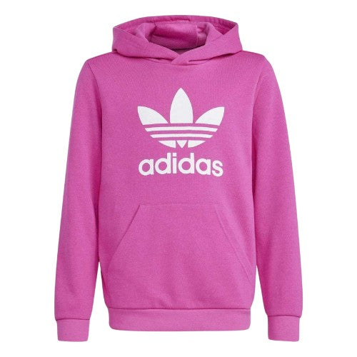 Front - Adidas Childrens/Kids Trefoil Pullover Hoodie