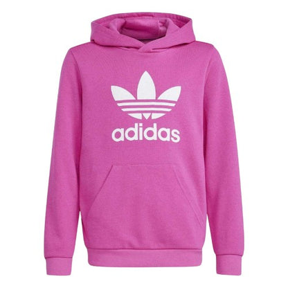 Front - Adidas Childrens/Kids Trefoil Pullover Hoodie