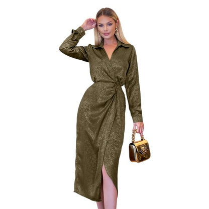 Front - AX Paris Womens/Ladies Midi Wrap Dress