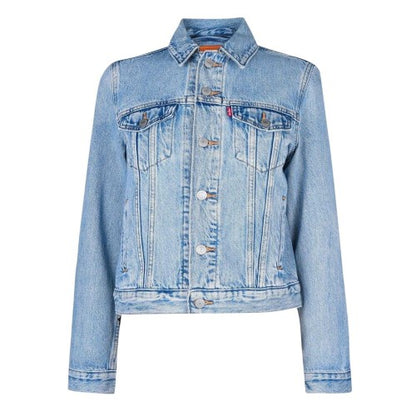 Front - Levis Womens/Ladies Ex Boyfriend Trucker Jacket