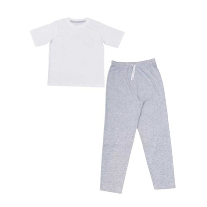 Front - Linea Childrens/Kids Blank Crew Neck Long Pyjama Set