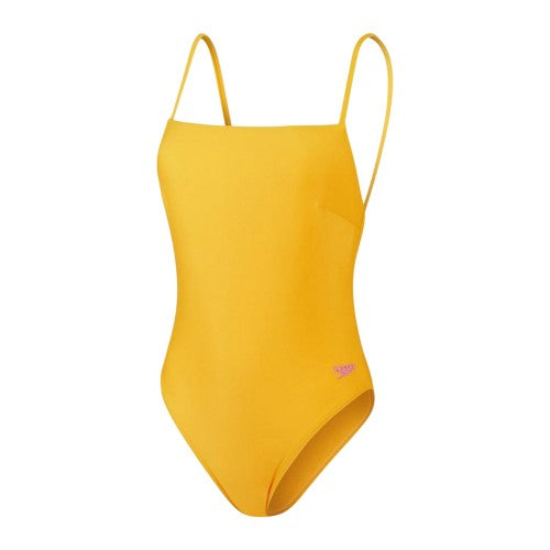 Front - Speedo Womens/Ladies Embroidered Logo One Piece Swimsuit
