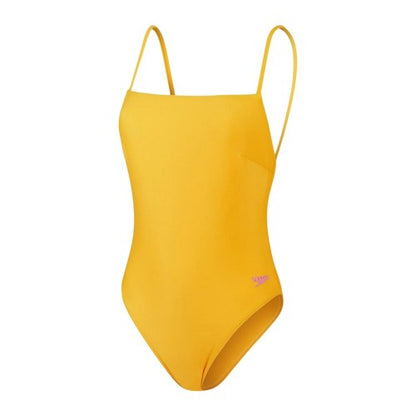 Front - Speedo Womens/Ladies Embroidered Logo One Piece Swimsuit