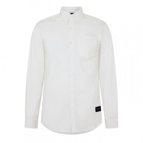 Front - Criminal Damage Mens Salvator Collared Long-Sleeved Shirt