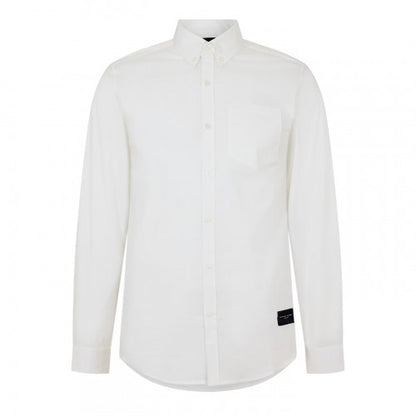 Front - Criminal Damage Mens Salvator Collared Long-Sleeved Shirt