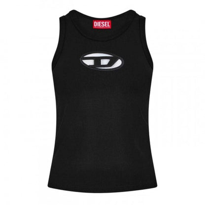 Front - Diesel Womens/Ladies T-Lynys Oval Logo Vest Top