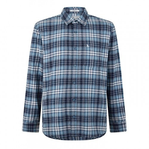 Front - Jack Wills Mens Checked Long-Sleeved Shirt